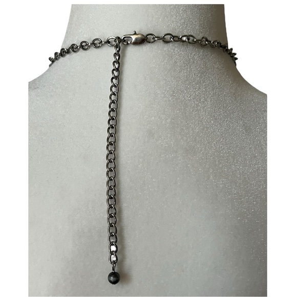 Hippie Howell Guthrie Pink Squash Blossom Boho Long Statement Western Necklace - Picture 5 of 5